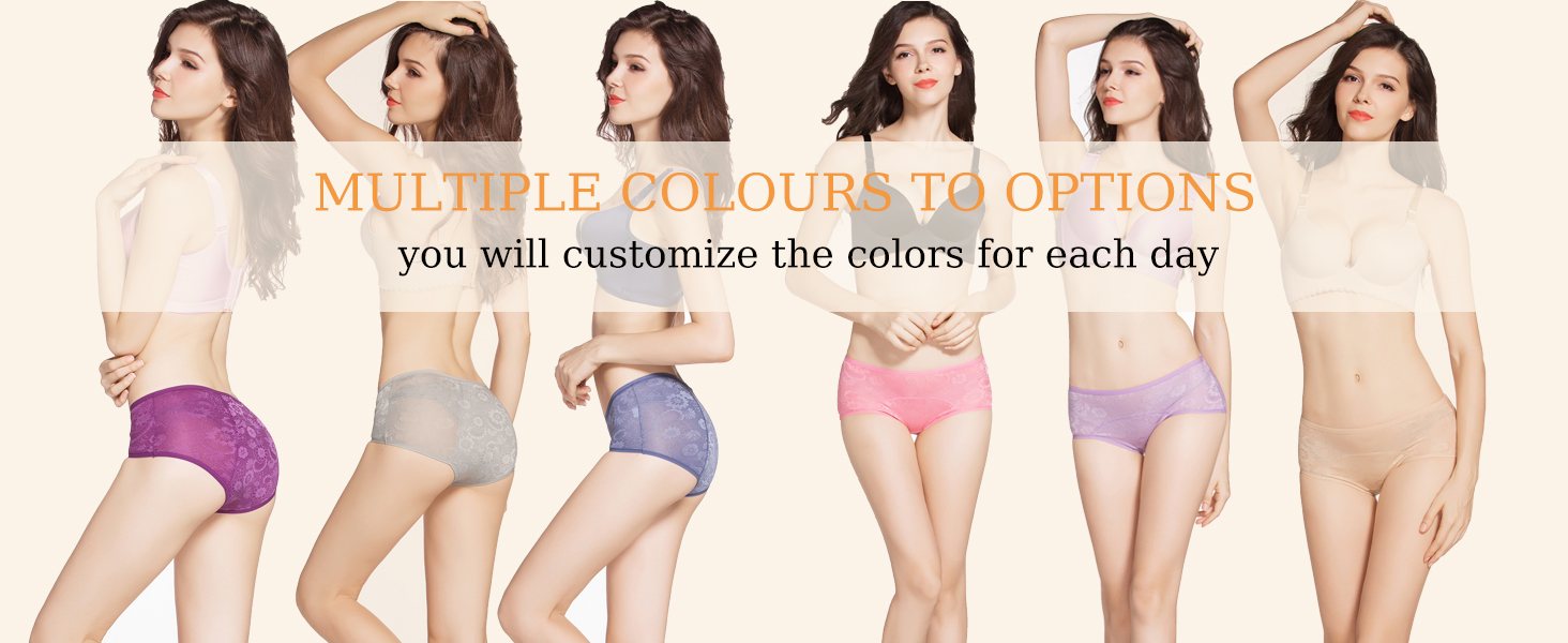 YOYI FASHION jacquard period briefs in multiple colours